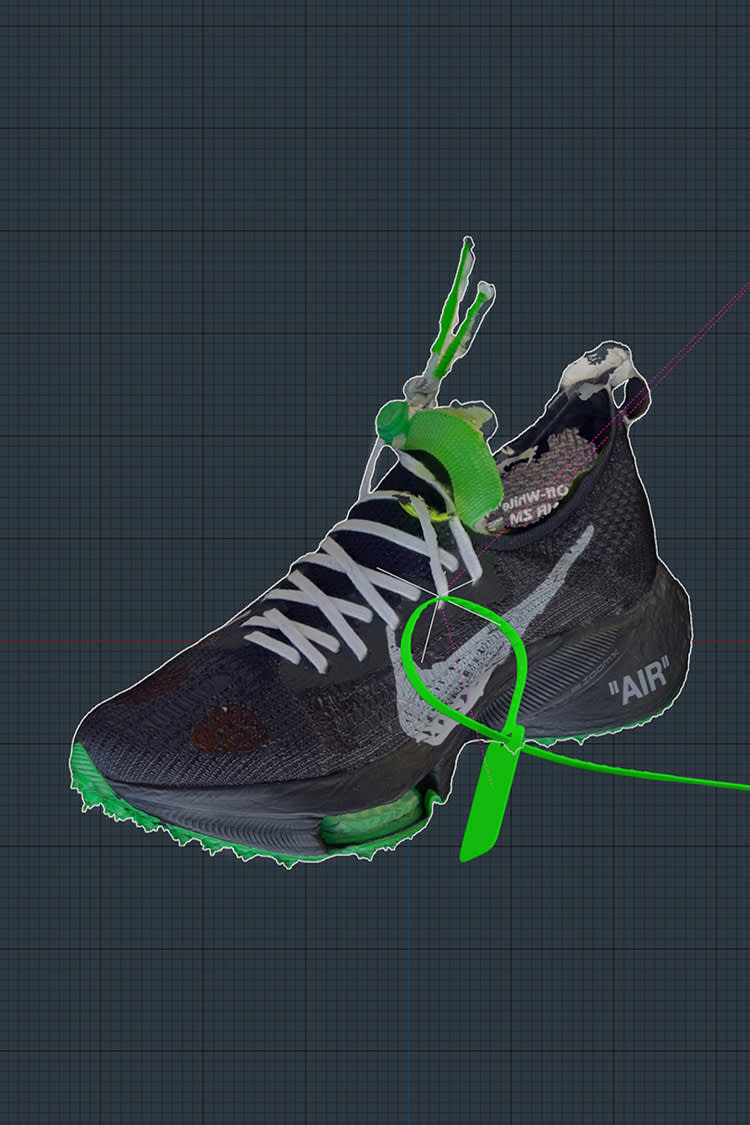 off white nike spikes