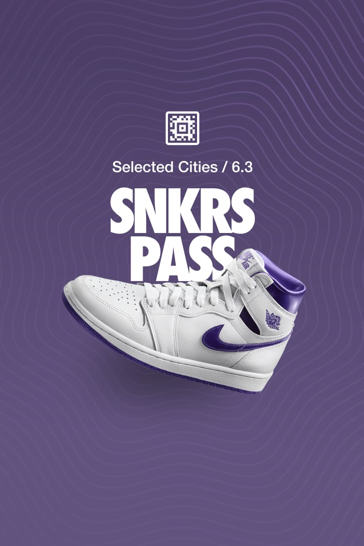 NIKE公式】SNKRS PASS ウィメンズ エア ジョーダン 1 'Court Purple