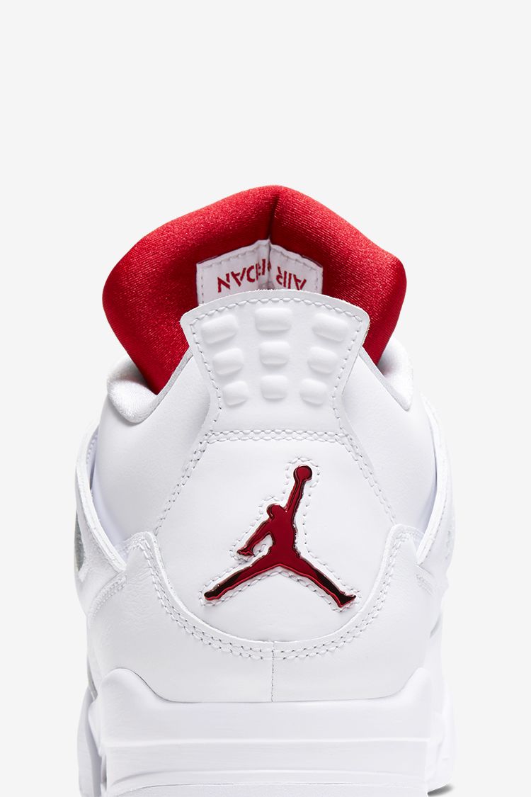 jordan retro 4 rojo con blanco