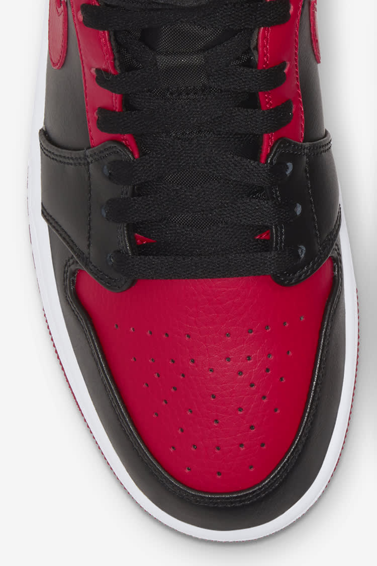 Air Jordan 1 Mid 'Red and Black 