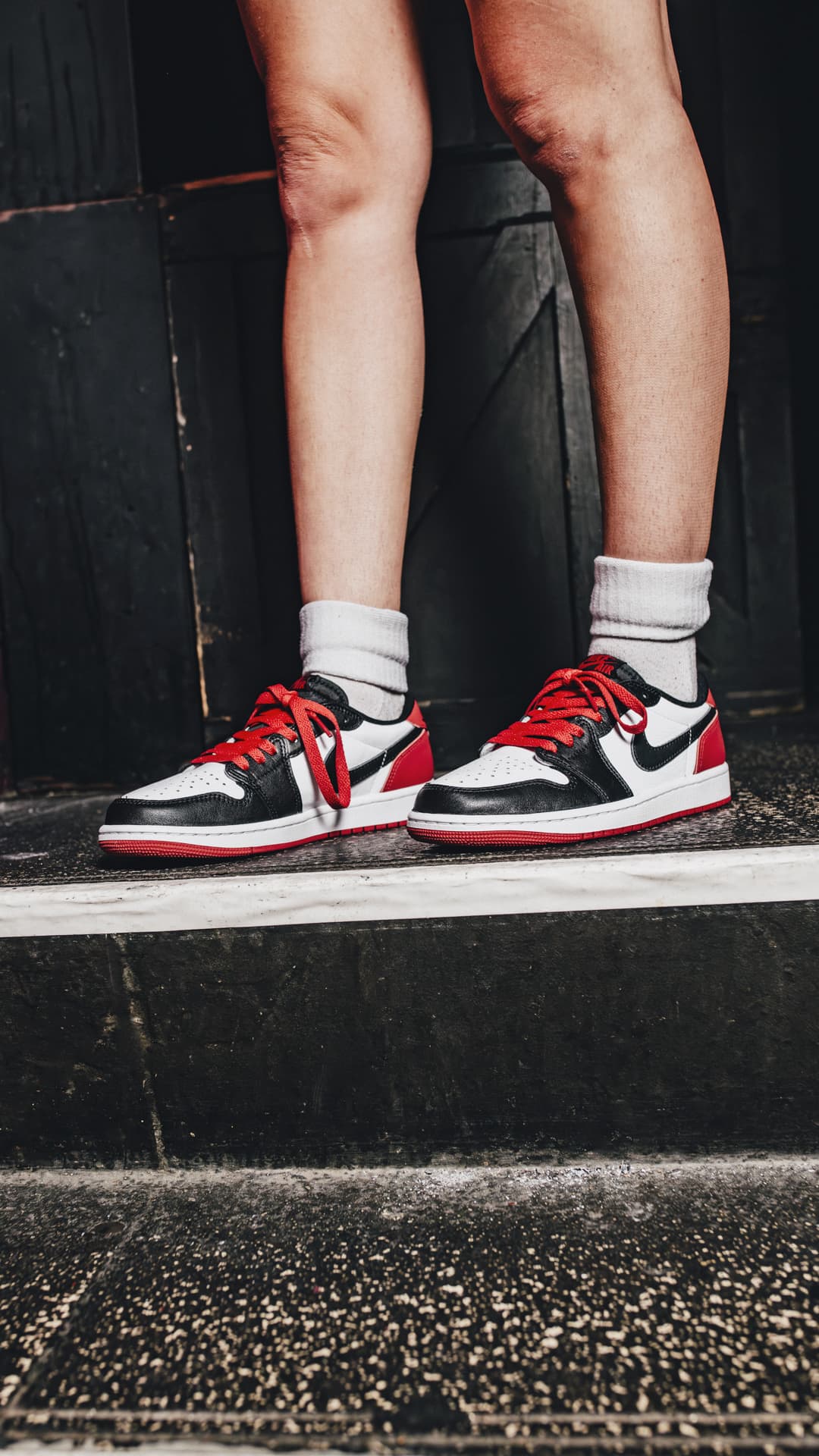 Nike Air Jordan 1 Retro Low OG Black Toeメンズ