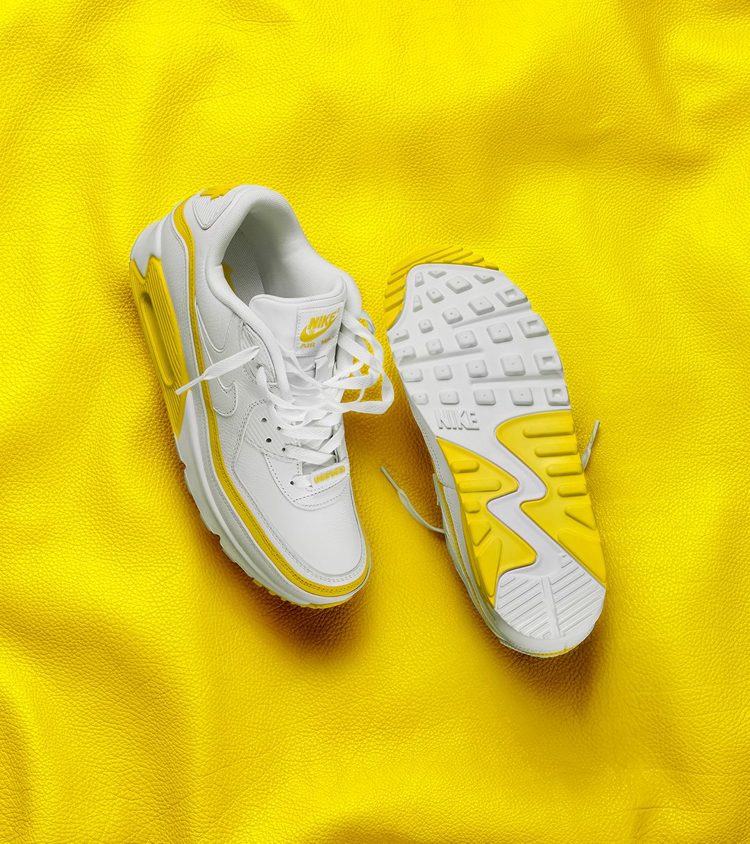 Air Max 90 x Undefeated 'White/Opti Yellow' Release Date