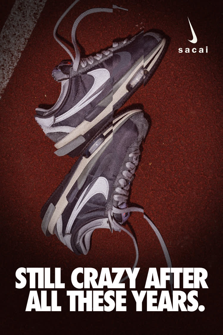 Zoom Cortez x sacai 'Iron Grey' (DQ0581-001) Release Date. Nike