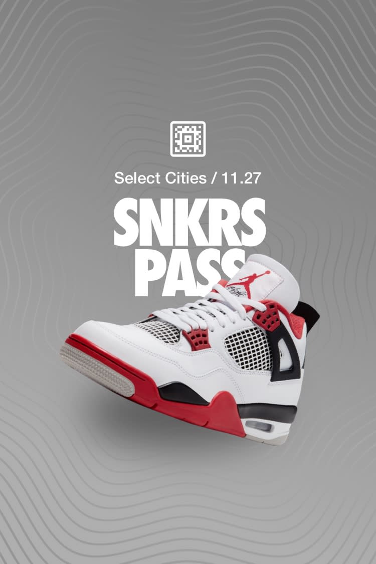 NIKE公式】SNKRS PASS エア ジョーダン 4 'Fire Red' (AJ4 FIRE RED ...