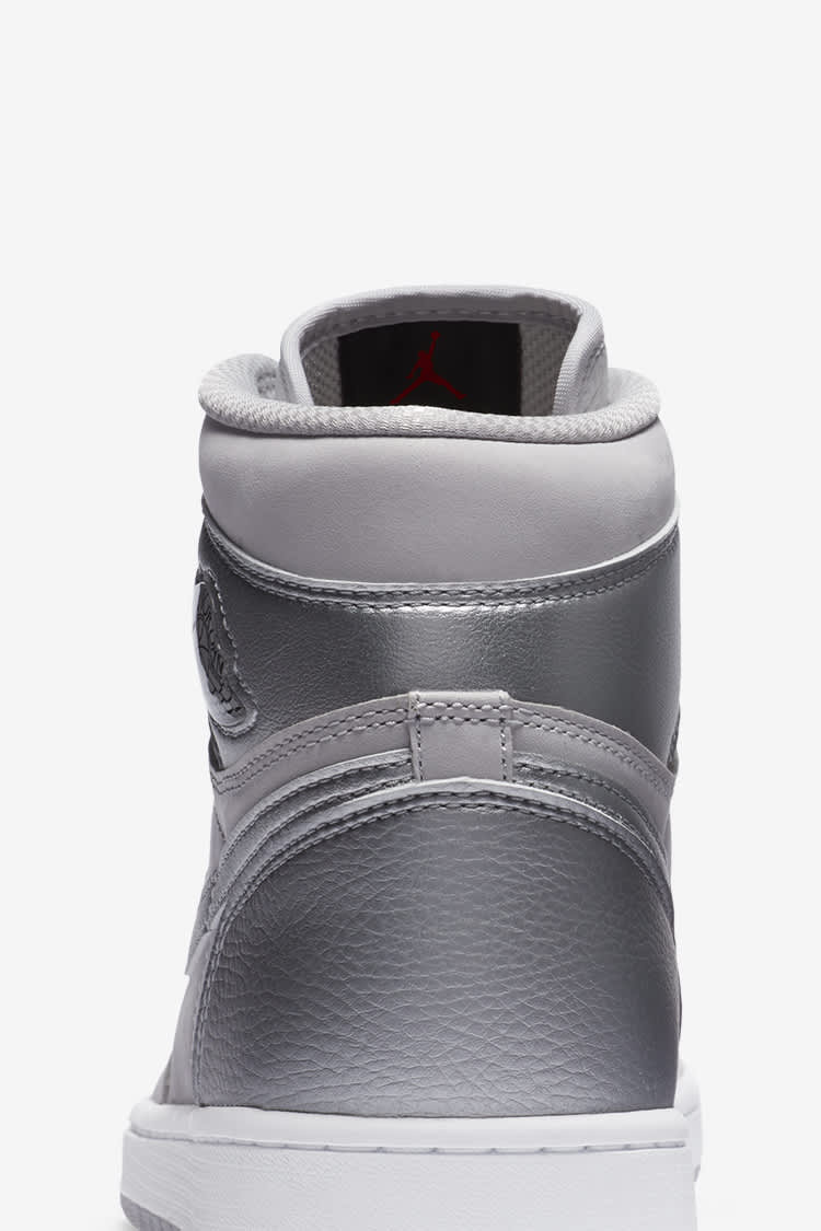 Nike air jordan 1 on sale silver