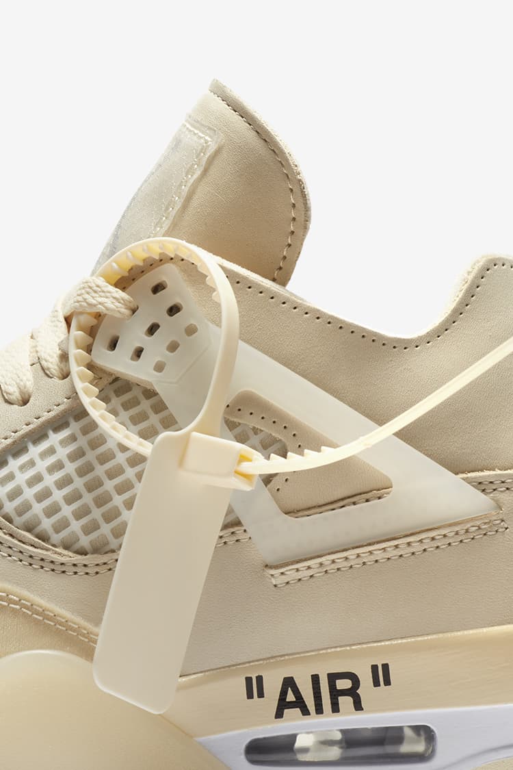 Women's Air Jordan 4 x Off-White™️ 'Sail' Release Date. Nike SNKRS MY