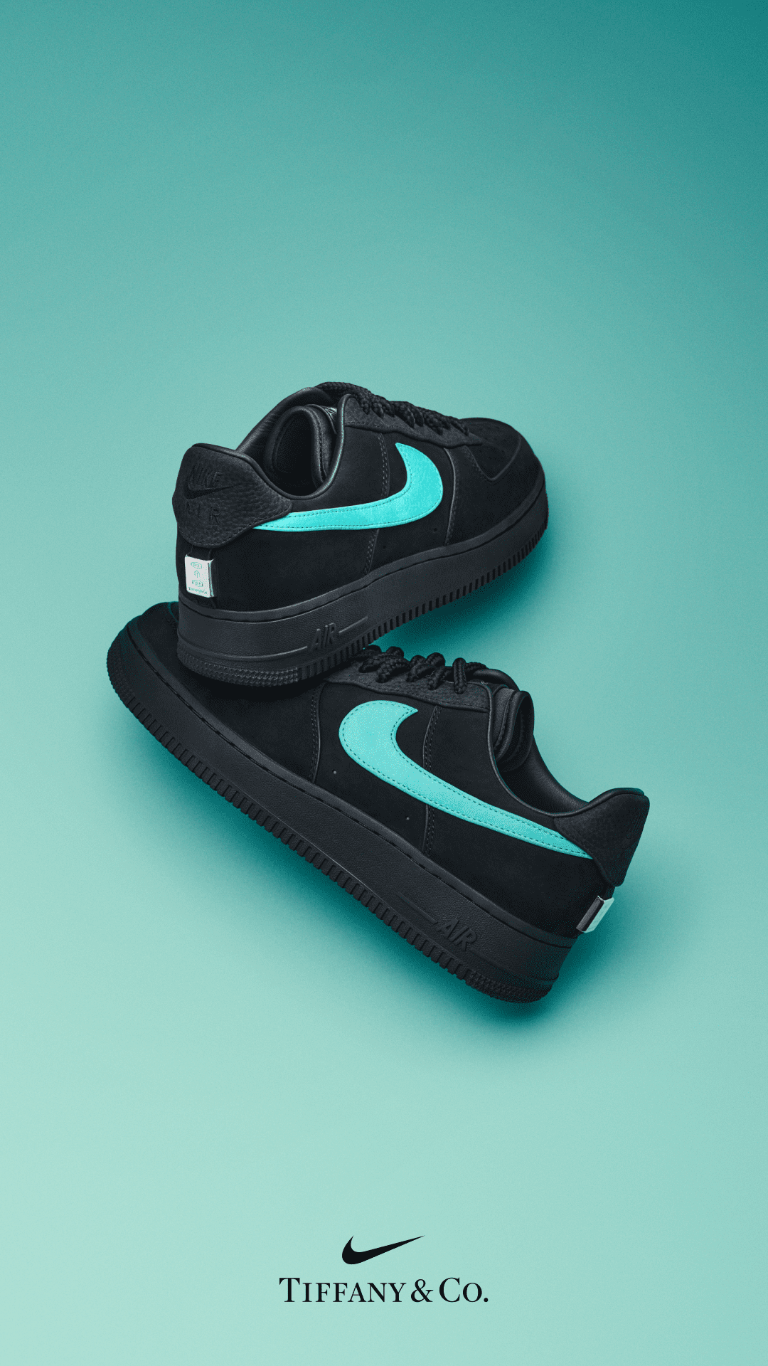 SNKRS Special: Air Force 1 x Tiffany & Co.. Nike SNKRS CA