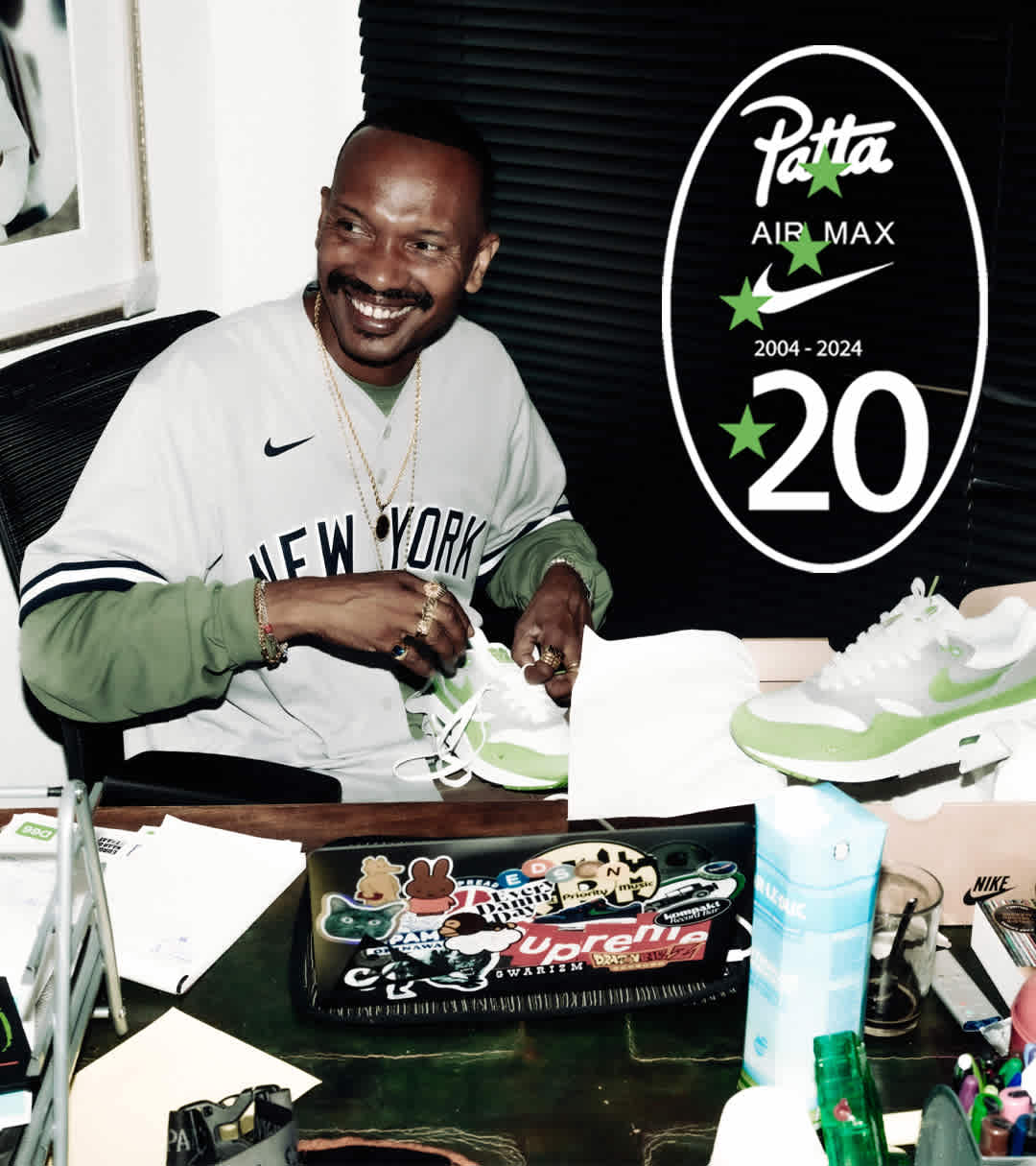 Patta 20-Year Anniversary 'Air Max 1 Chlorophyll'. Nike SNKRS