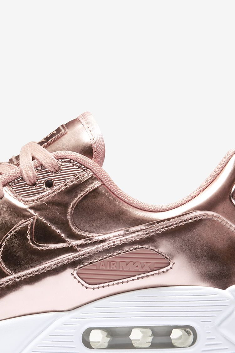 Women's Air Max 90 Metallic 'Rose Gold' Release Date. Nike SNKRS SG