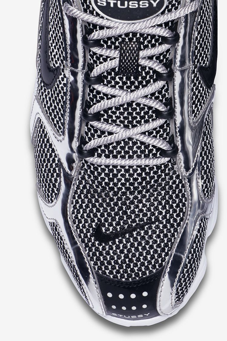 nike x stüssy air zoom spiridon cage 2 pure platinum