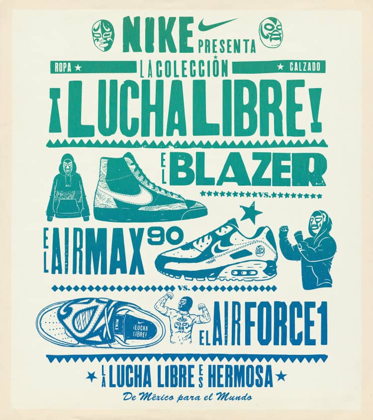 nike airmax lucha libre
