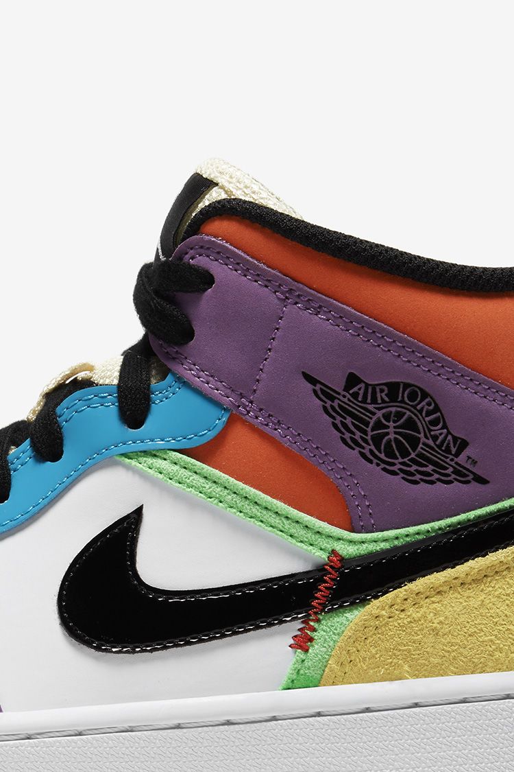 Women's Air Jordan 1 Mid 'Multicolor' Release Date. Nike SNKRS