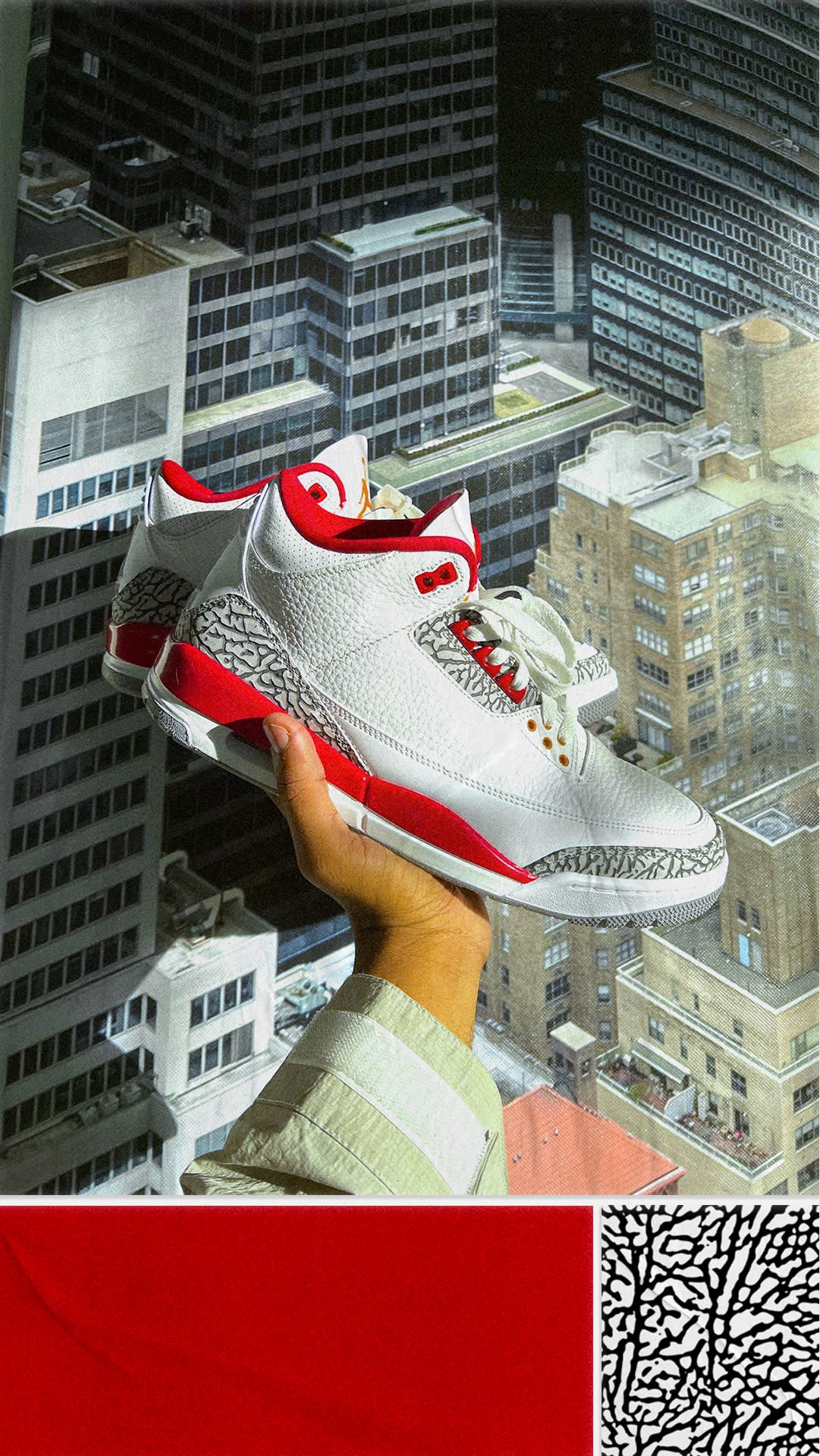 Retrofitting: Air Jordan 3 'Cardinal Red'. Nike SNKRS CA