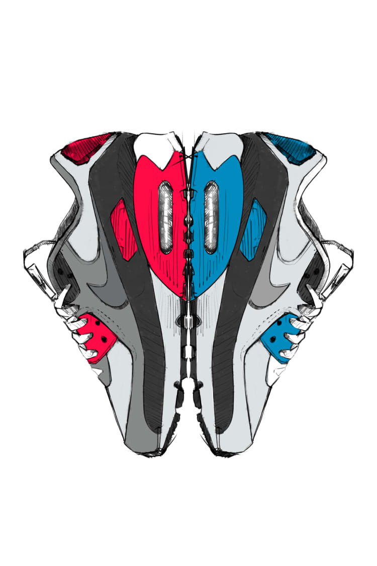 Behind the Design - Sketch Study: Air Max 90 'Moscow' . Nike SNKRS ZA