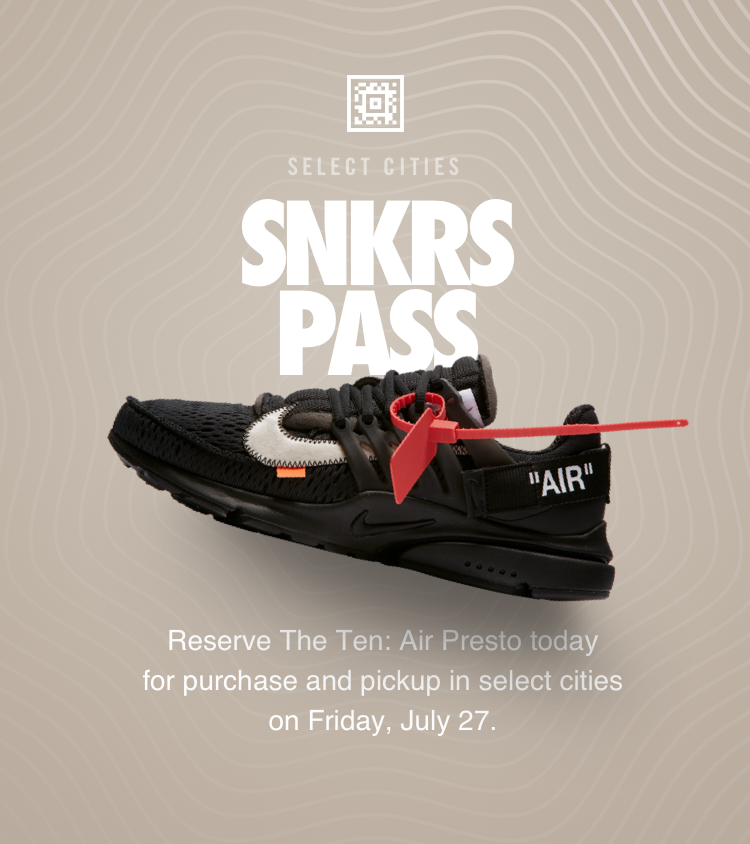 nike air presto black friday