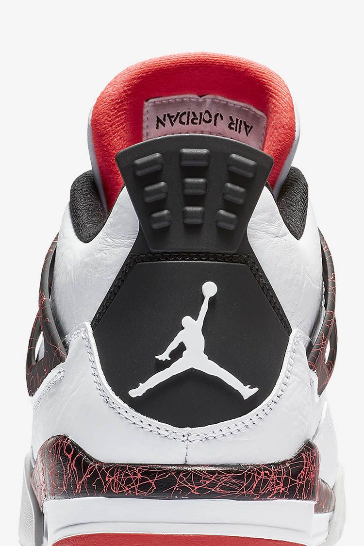 Air Jordan 4 'White & Bright Crimson & Black' Release Date. Nike SNKRS