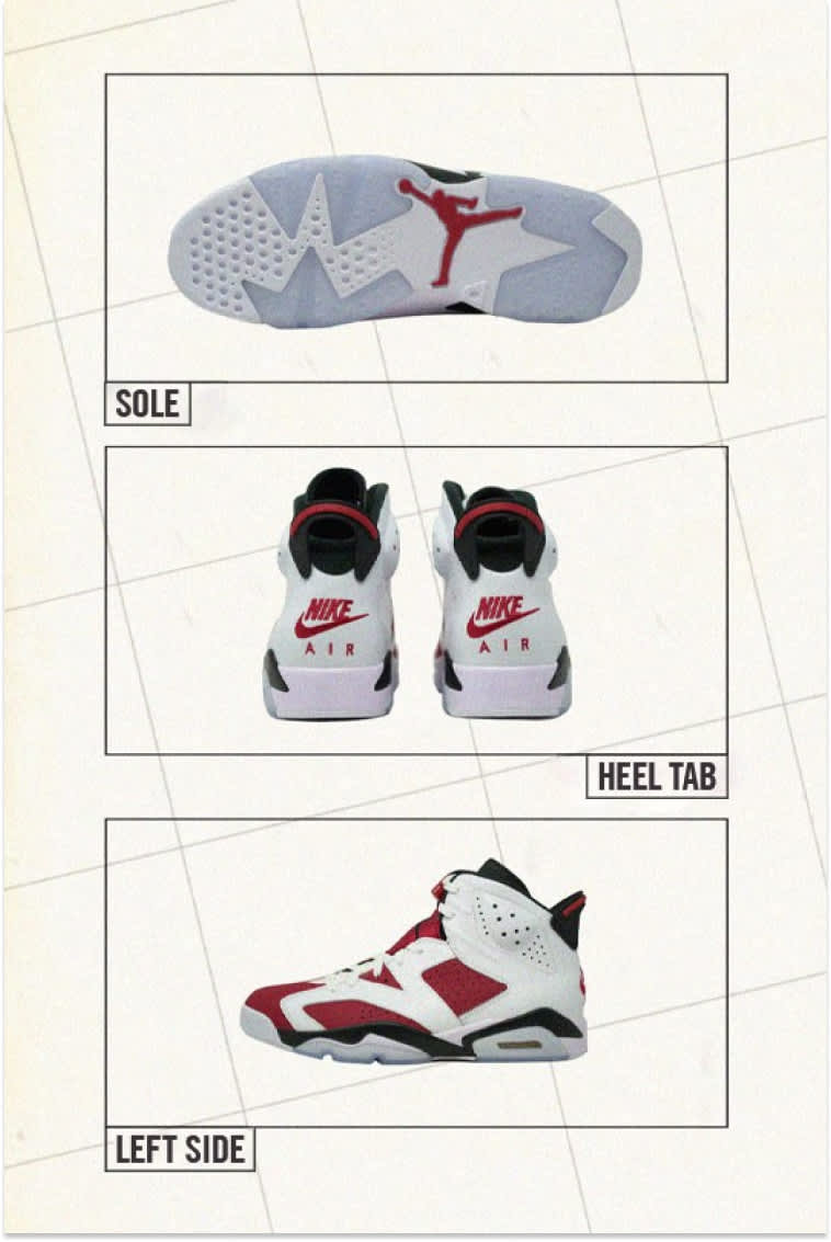 Nike air jordan 6 carmine cheap