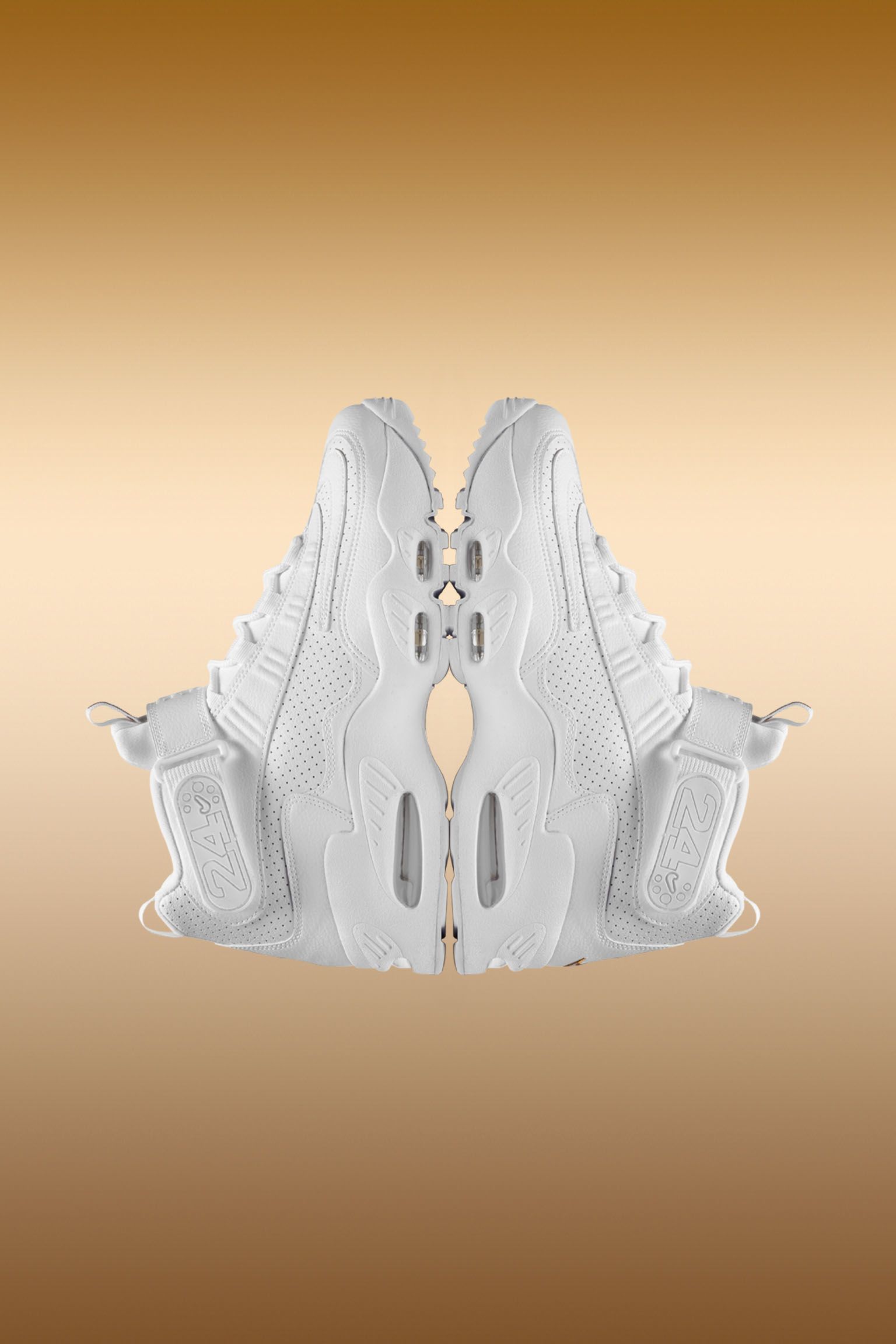 all white griffey shoes