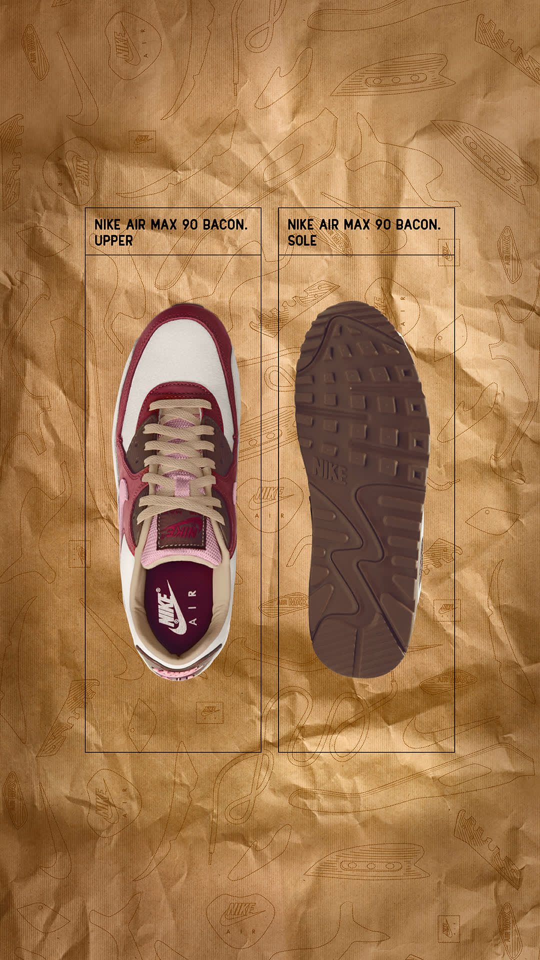 SNKRS Special: Air Max 90 'Bacon'. Nike SNKRS