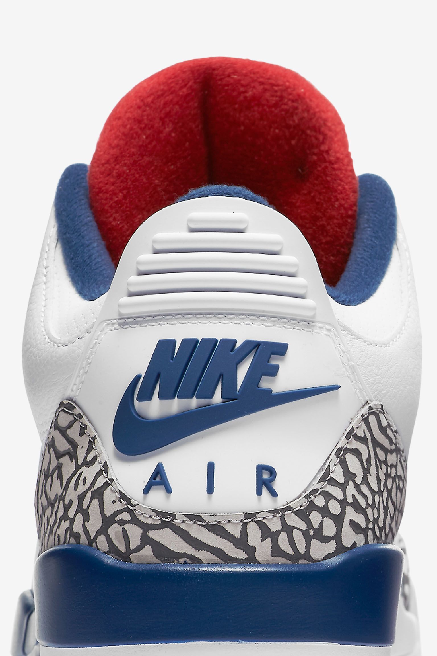 ستاره مخفيه Air Jordan 3 Retro OG 'White & Cement Grey & Blue'. Nike SNKRS ستاره مخفيه