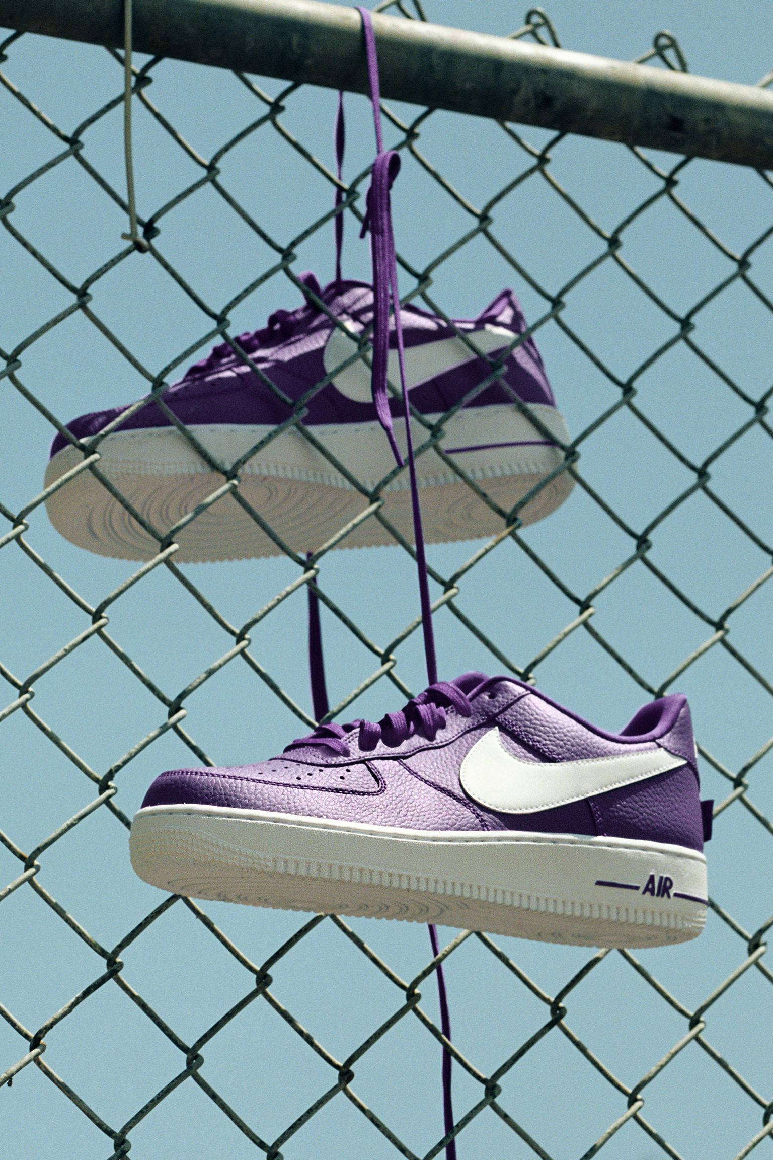 ナイキ エア フォース 1 LOW NBA 'Court Purple & White' 発売日 ...