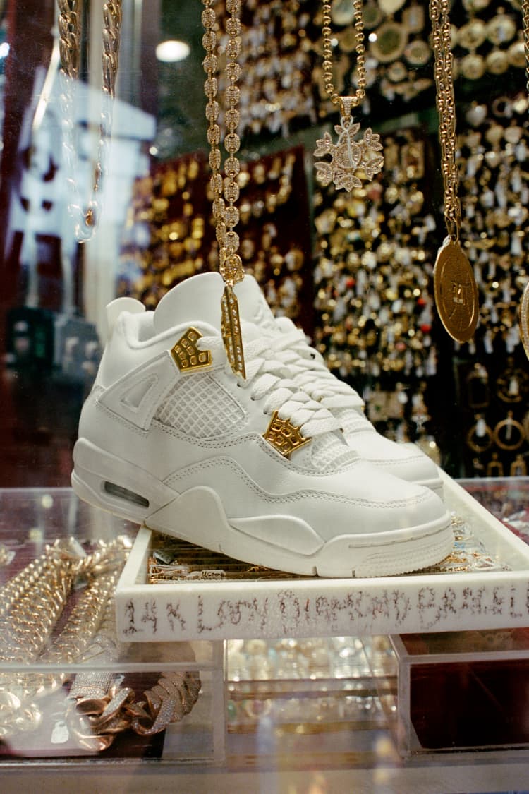 Women's Air Jordan 4 'White u0026 Gold' (AQ9129-170) Release Date. Nike SNKRS