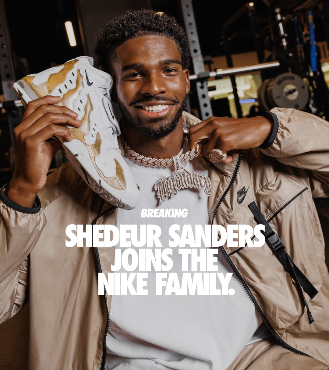 BREAKING: Shedeur Sanders Joins the Nike Family as the First Nike NIL  Football Athlete. . Nike SNKRS