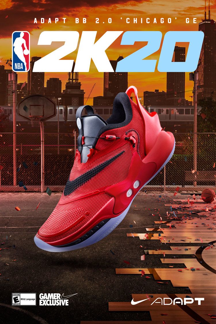 Nike Adapt BB 2.0 'Chicago' PE Dropping Via 'NBA 2K20
