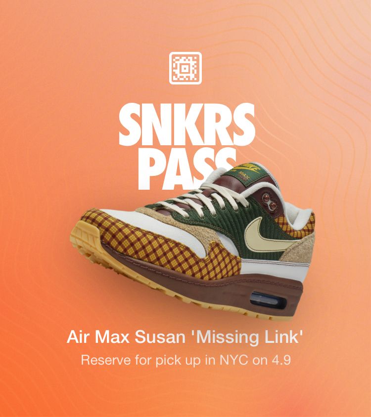 SNKRS Pass: Air Max Susan 'Missing Link' NYC. Nike SNKRS