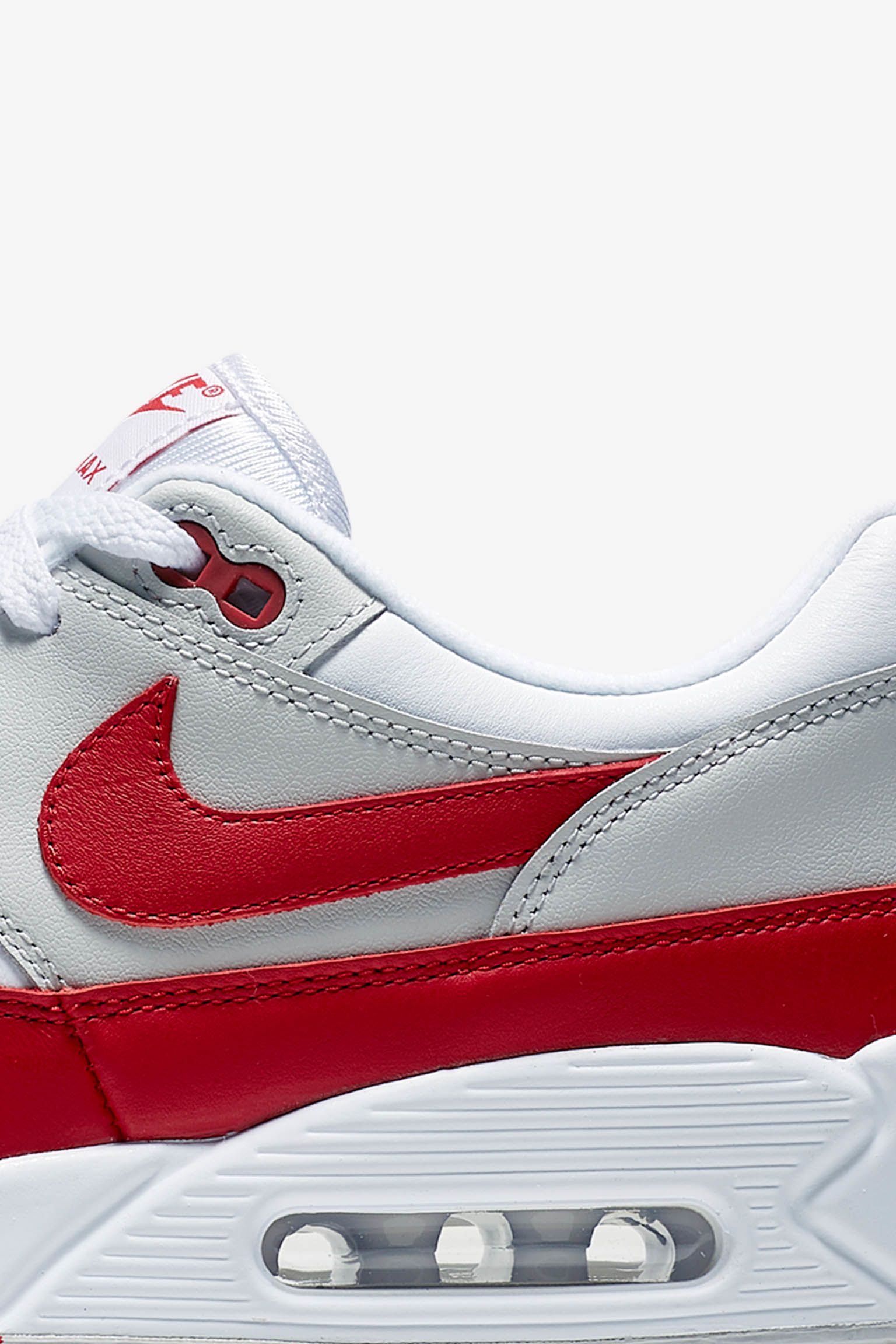 Nike Air Max 90/1 'White & University Red' Release Date. Nike SNKRS