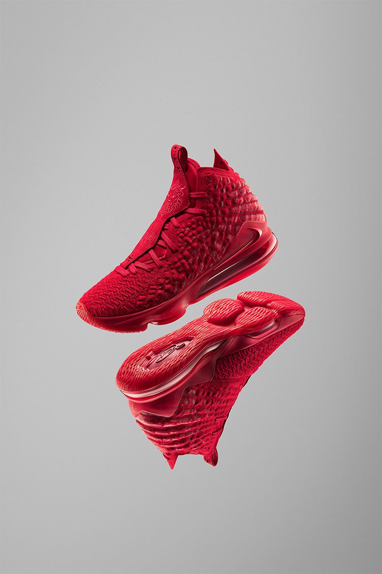 red lebrons 17