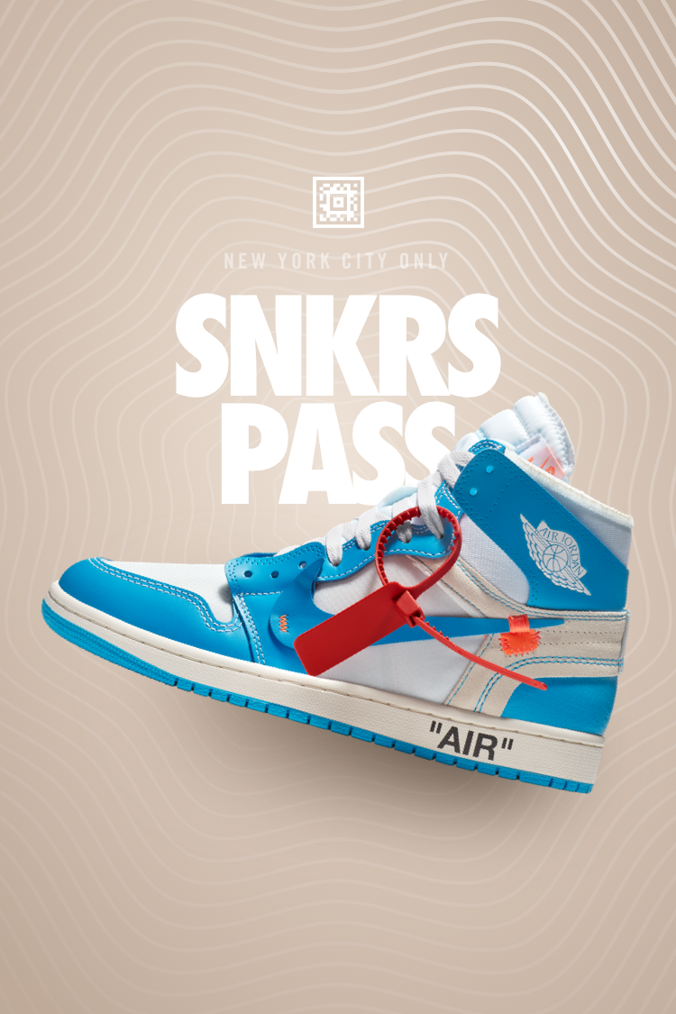 The Ten: Jordan 1 Off White 'Powder Blue' SNKRS Pass 21 Nike SNKRS