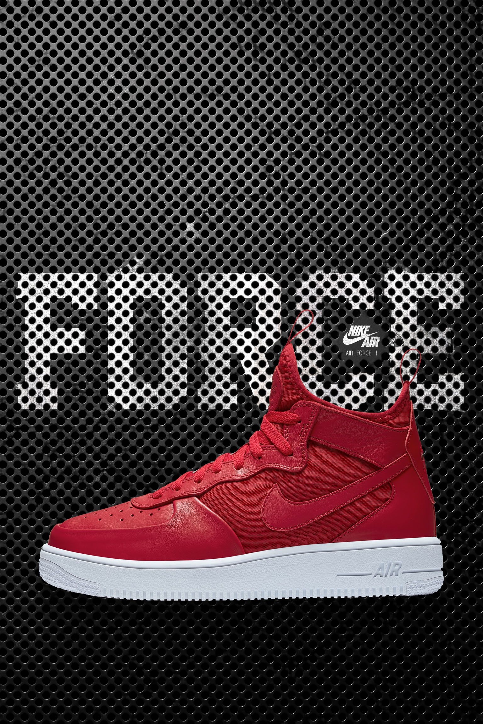 red grey air force 1