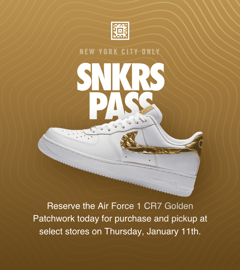 送関込 NIKE AIR FORCE 1 CR7 \"GOLDEN PATCHWORK\" 入手困難 送関込 NIKE AIR FORCE 1 CR7 