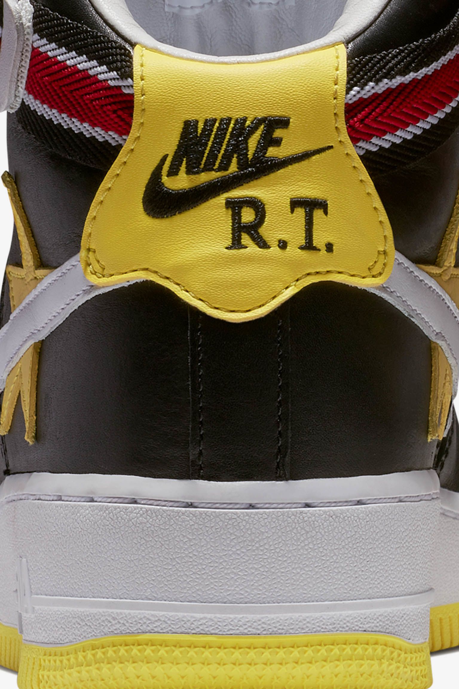 nike air force 1 red and yellow
