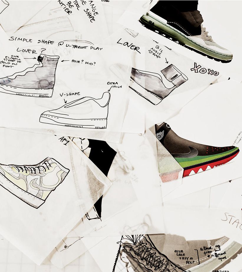 デザイン誕生まで：The 1 Reimagined (AF1 / AJ1). Nike SNKRS