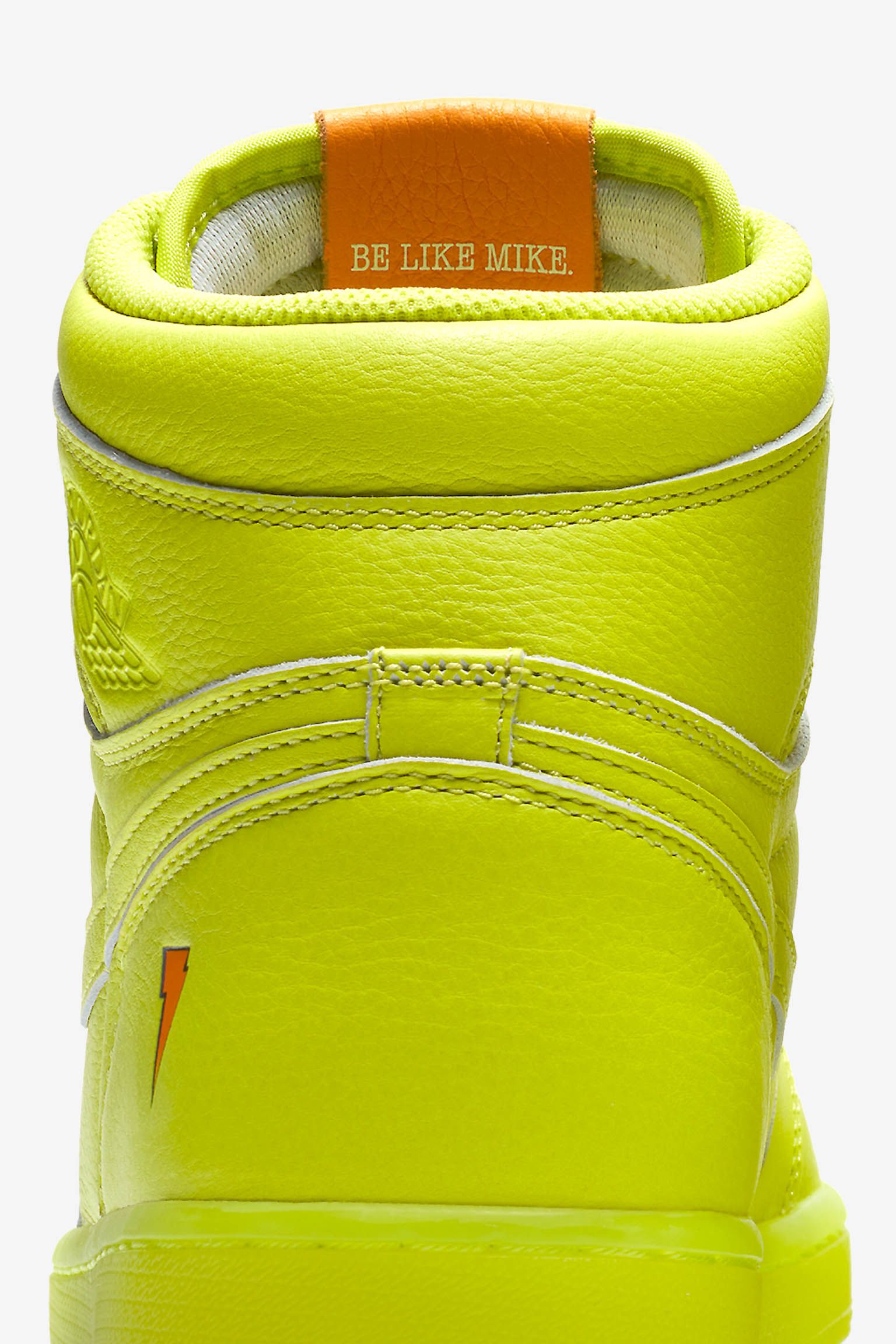 No de moda compensar siglo Fecha de lanzamiento de las Air Jordan 1 High Gatorade "Lemon-Lime". Nike  SNKRS ES