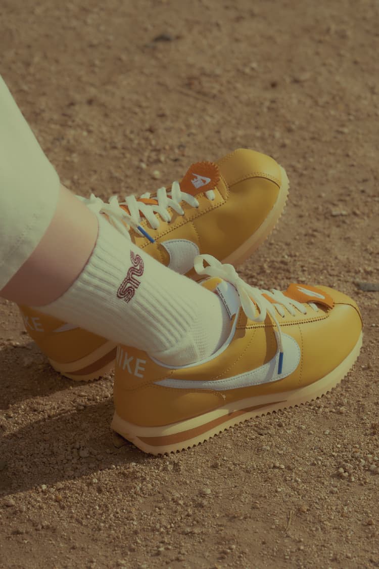 nike cortez wheat