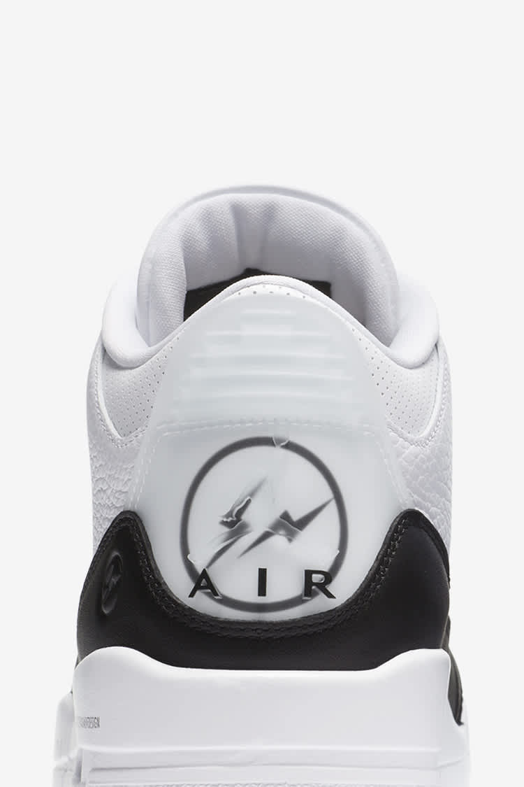 jordan 3 blanco con negro