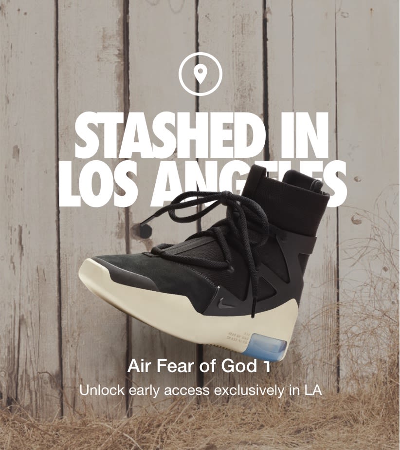 Stashed in Los Angeles: Nike Air Fear of God 1