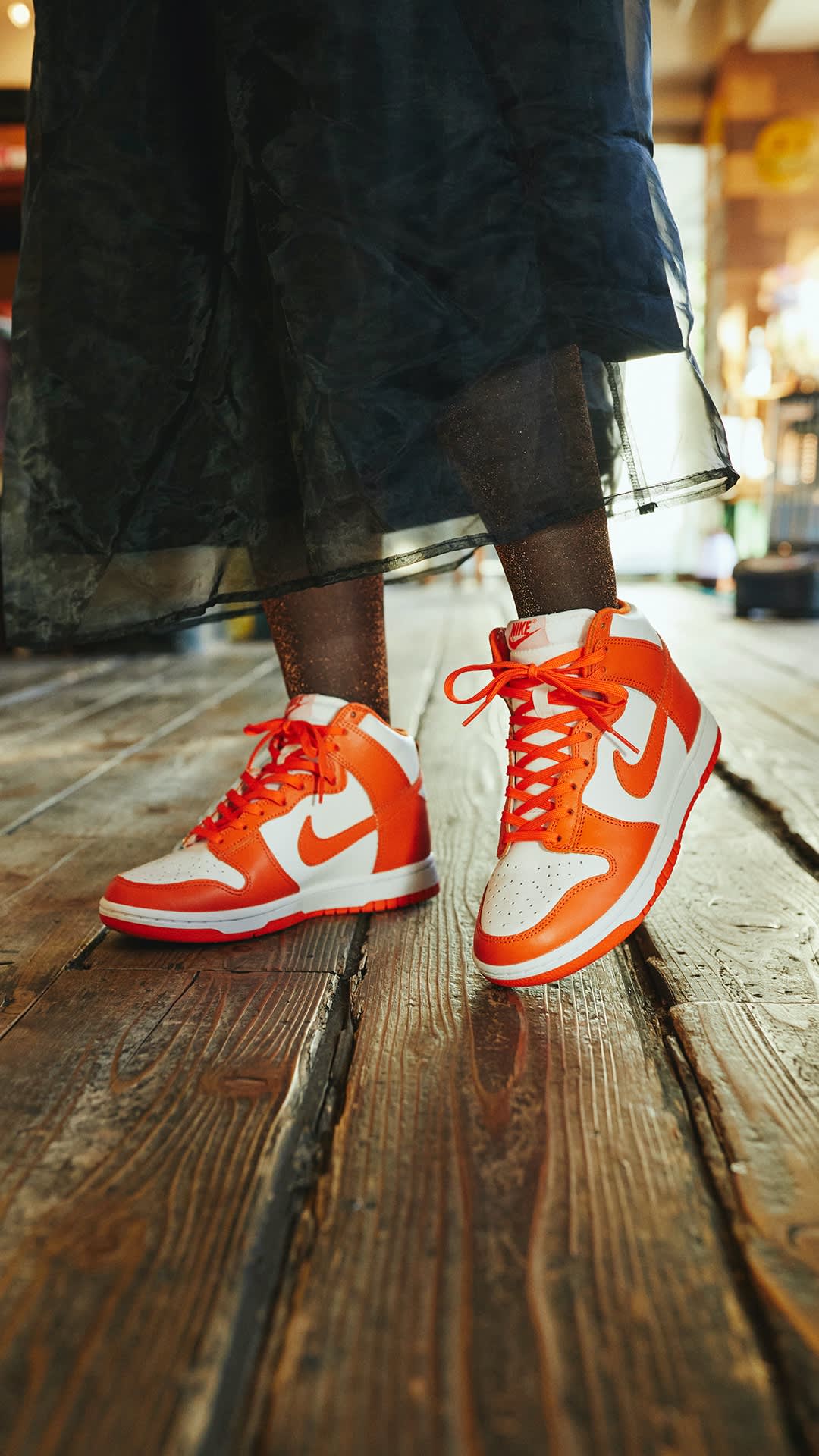 NIKE公式】JP SNKRS STYLE: Dunk High 'Orange Blaze'. Nike SNKRS JP