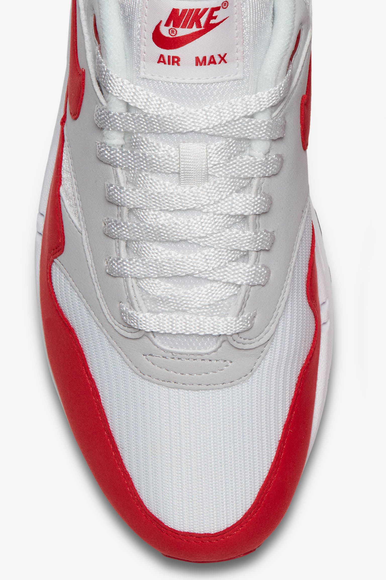 دله حب الرمان Nike Air Max 1 Anniversary 'White & University Red'. Nike SNKRS دله حب الرمان