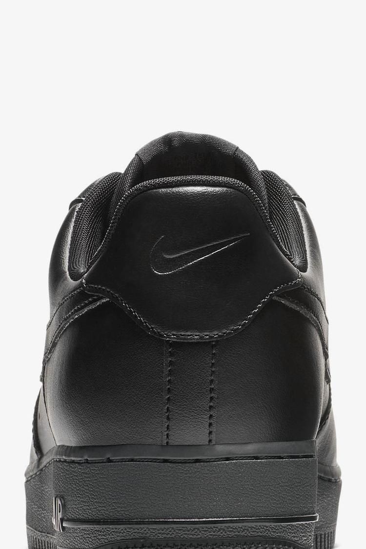 air force 1 flyleather black