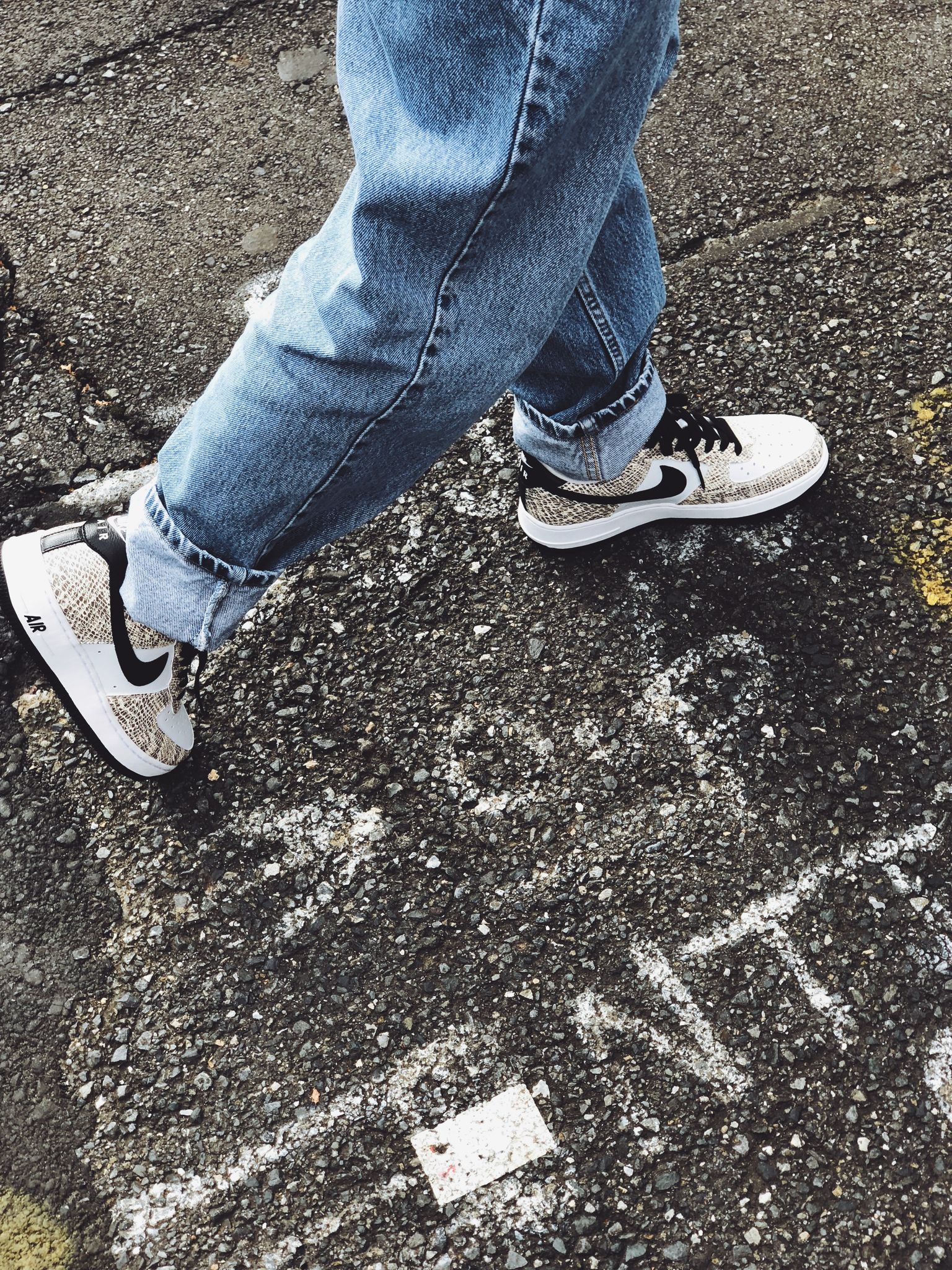 nike air force 1 cocoa snake