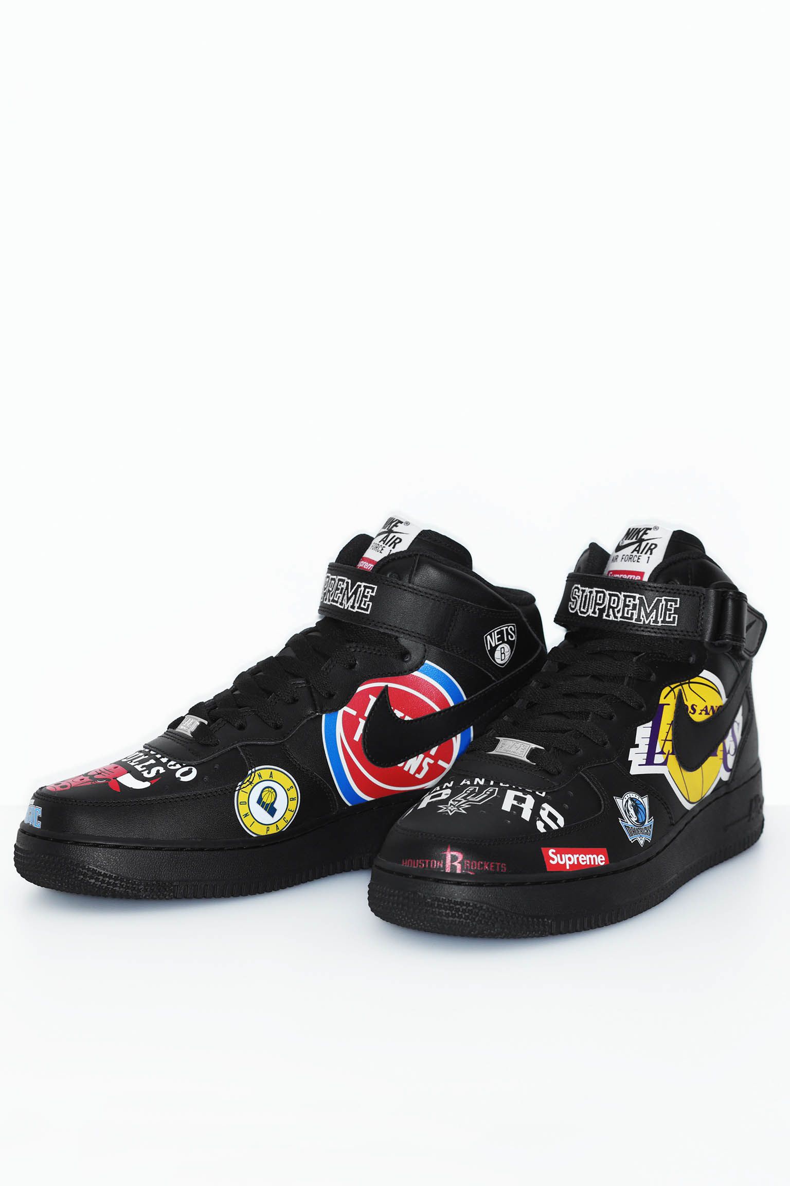 NIKE公式】ナイキ エア フォース 1 MID シュプリーム NBA 'Black