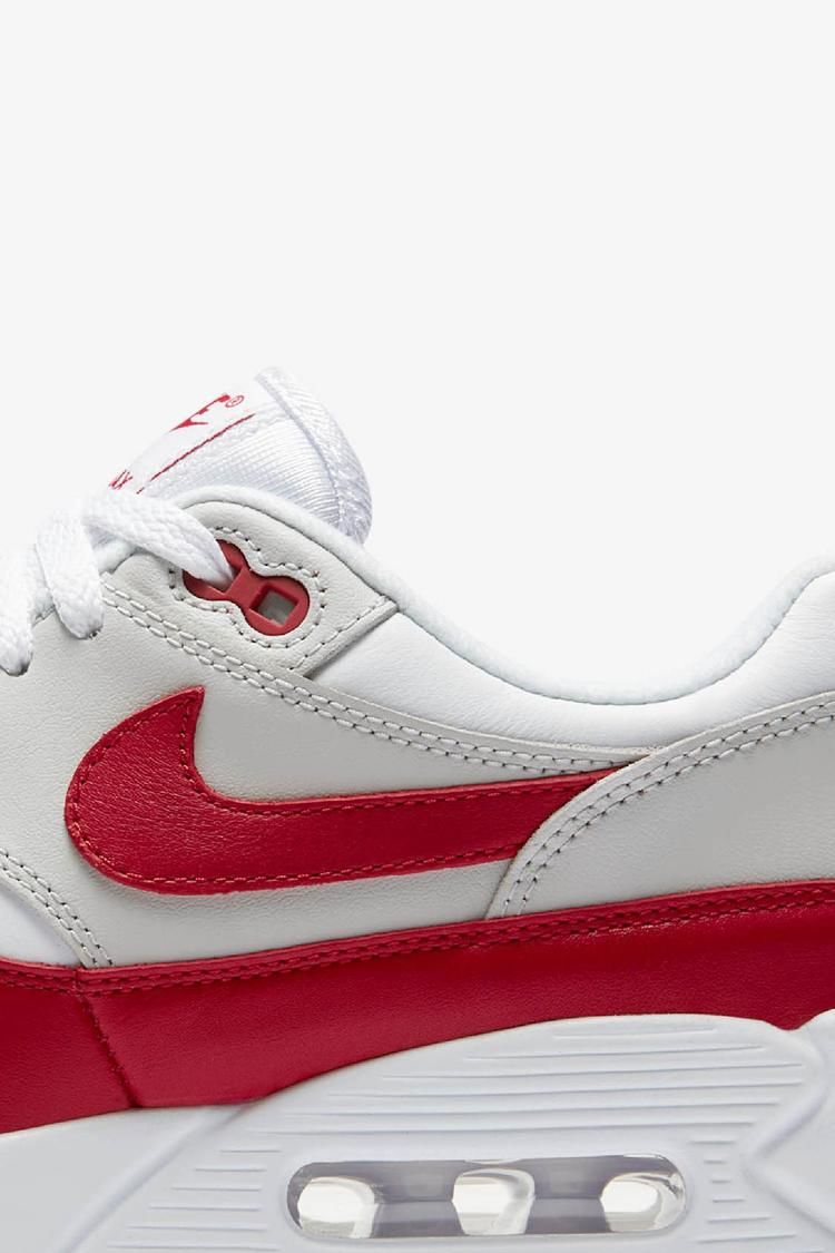 Womens red and store white air max