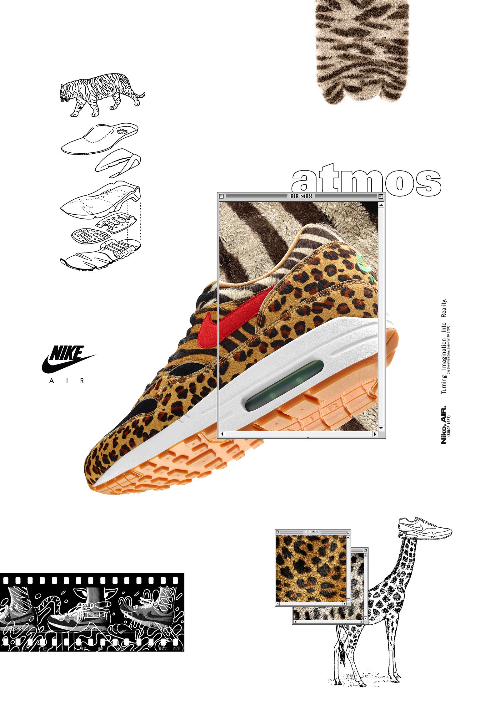 Nike Air Max 1 Atmos Animal