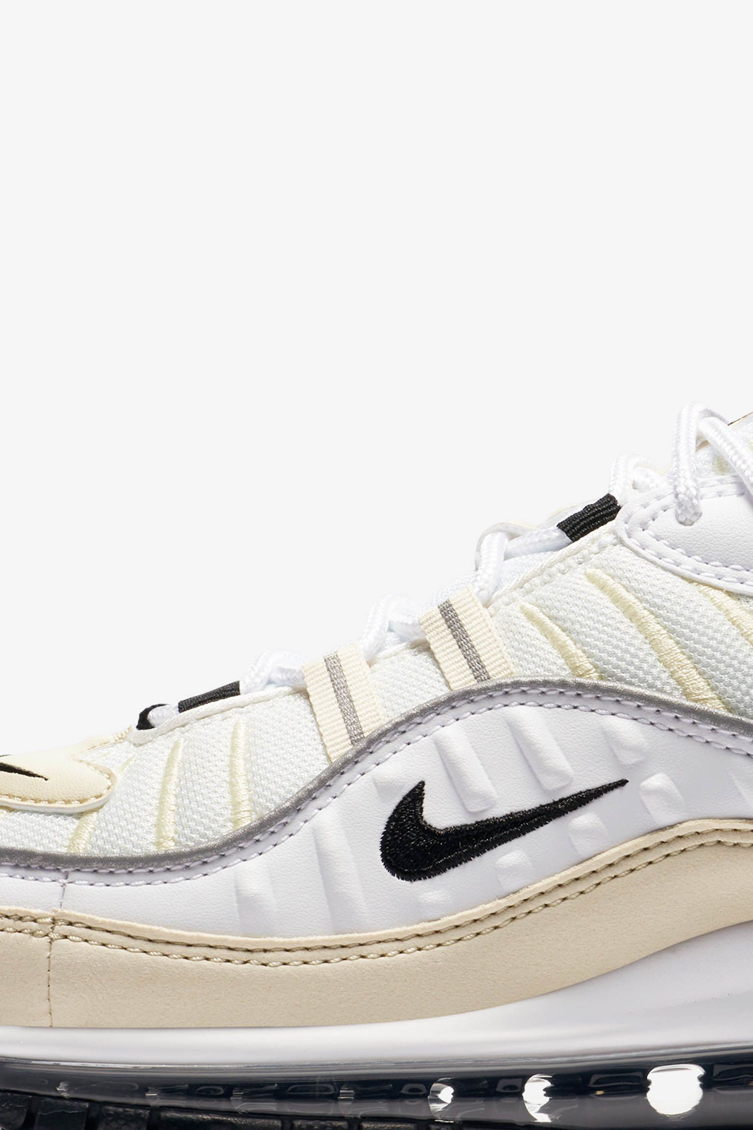 Nike Women's Air Max 98 'White & Black & Fossil' Release Date ...