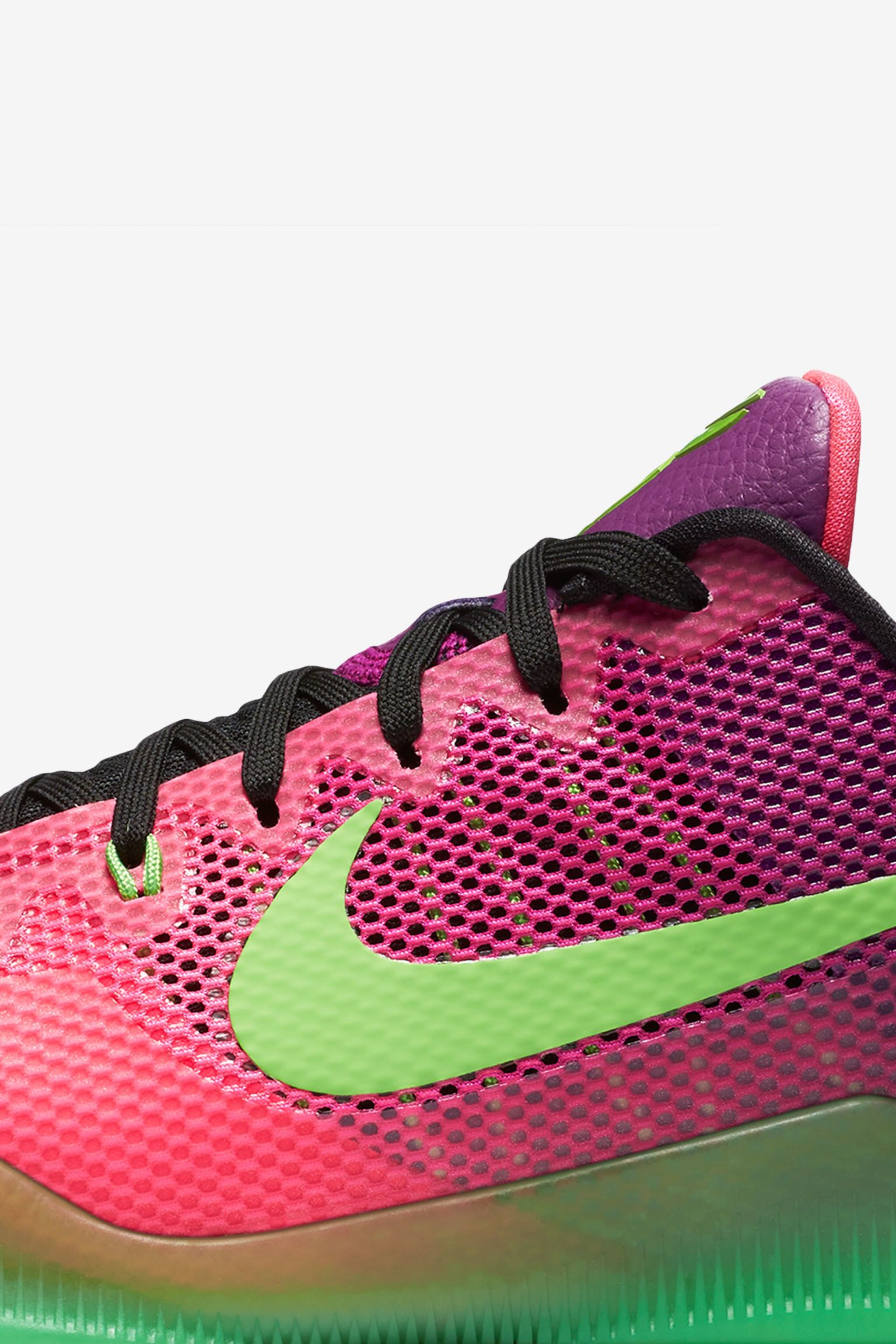 Nike Kobe 11 Mambacurial 'Pink Flash & Action Green' Release Date 
