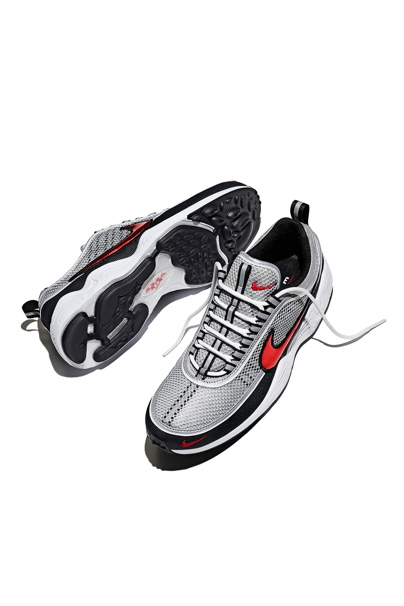 invención adolescentes Terminal Nike Air Zoom Spiridon 'Silver & Red' Release Date. Nike SNKRS